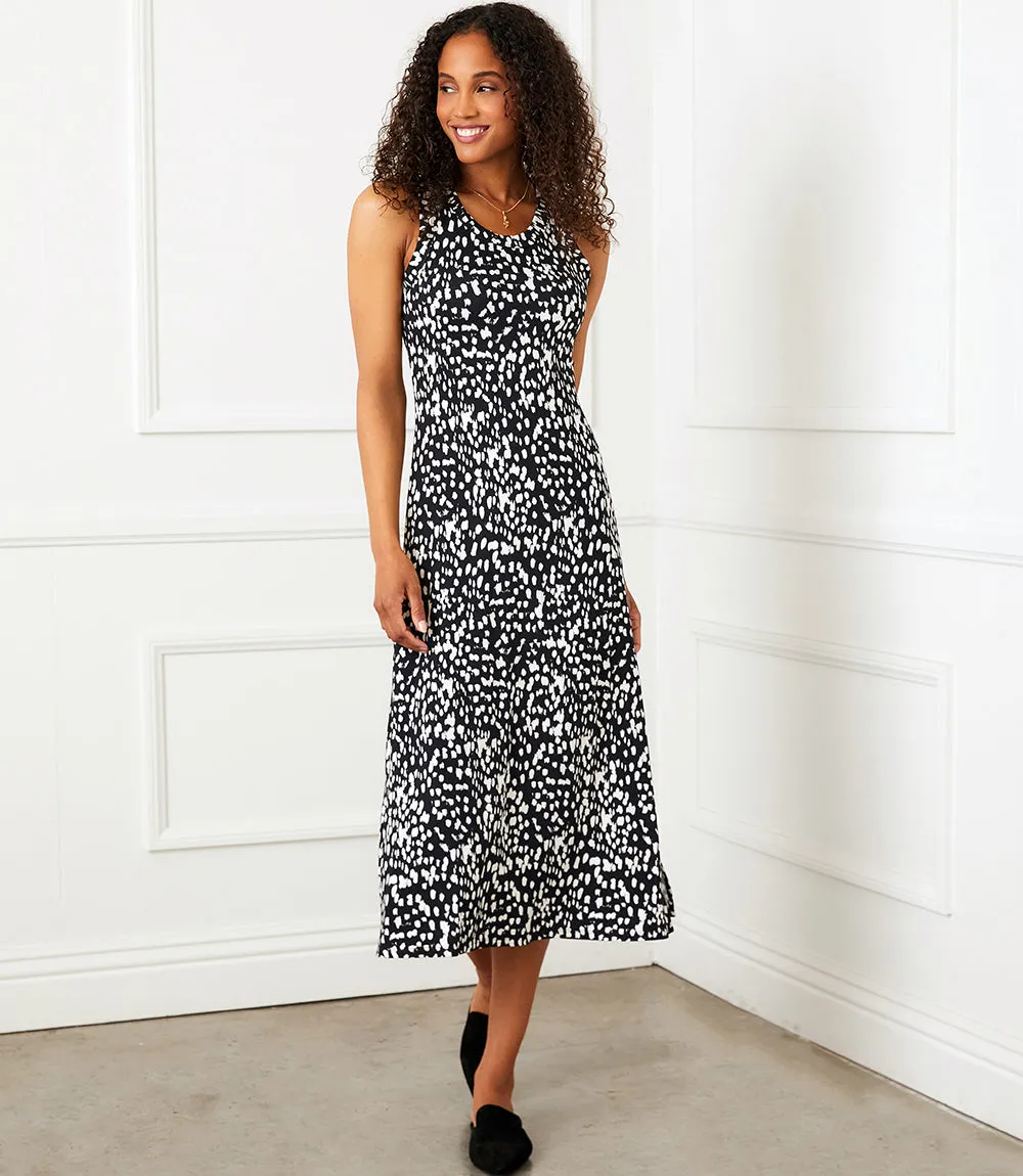 Petite Size Sleeveless Midi Dress