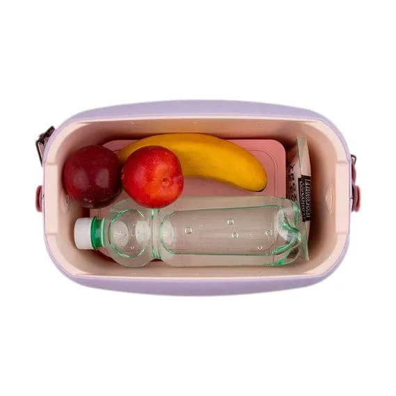 Polarbox CoolerBag & 2 Lunch Box Lilac Yellow 6 Liter 10013