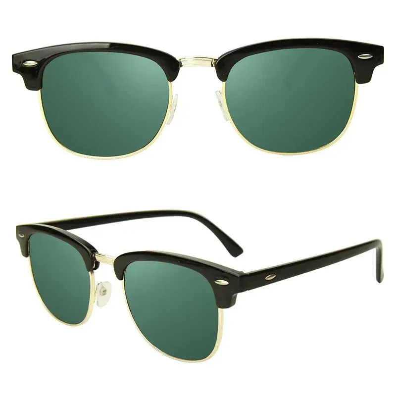 Polarized UV400 Unisex Half Frame Sunglasse