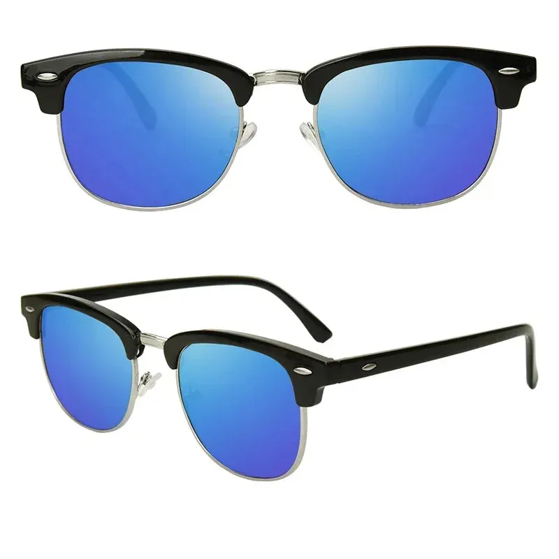Polarized UV400 Unisex Half Frame Sunglasse