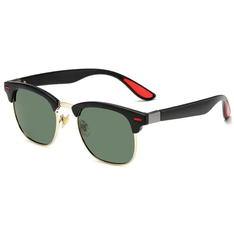 Polarized UV400 Unisex Half Frame Sunglasse