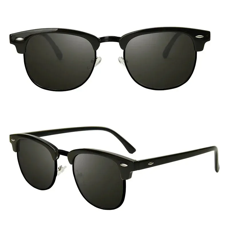 Polarized UV400 Unisex Half Frame Sunglasse