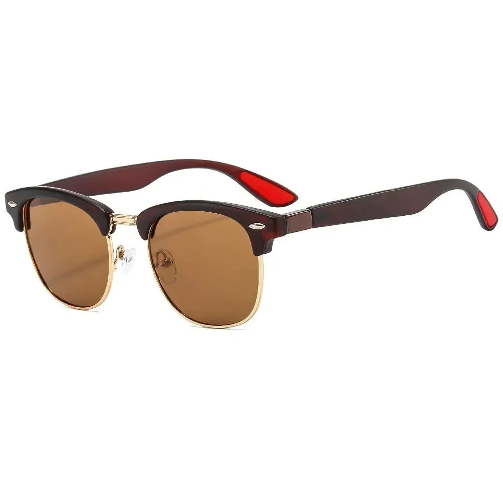 Polarized UV400 Unisex Half Frame Sunglasse