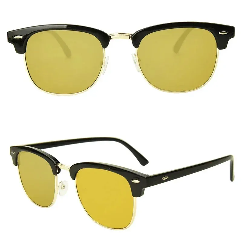 Polarized UV400 Unisex Half Frame Sunglasse