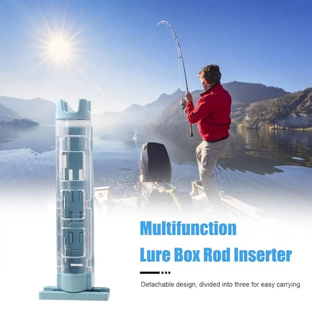 Pole Riser Fishing Box Accessories Adjustable Rod Bucket Holder Tackle Gear