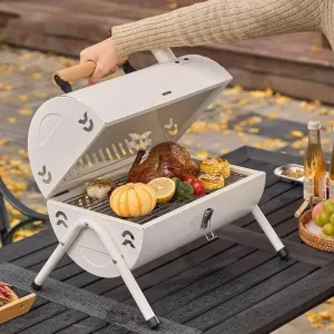 Portable Camping Grill - Easy to Use Outdoor Cooking Tool