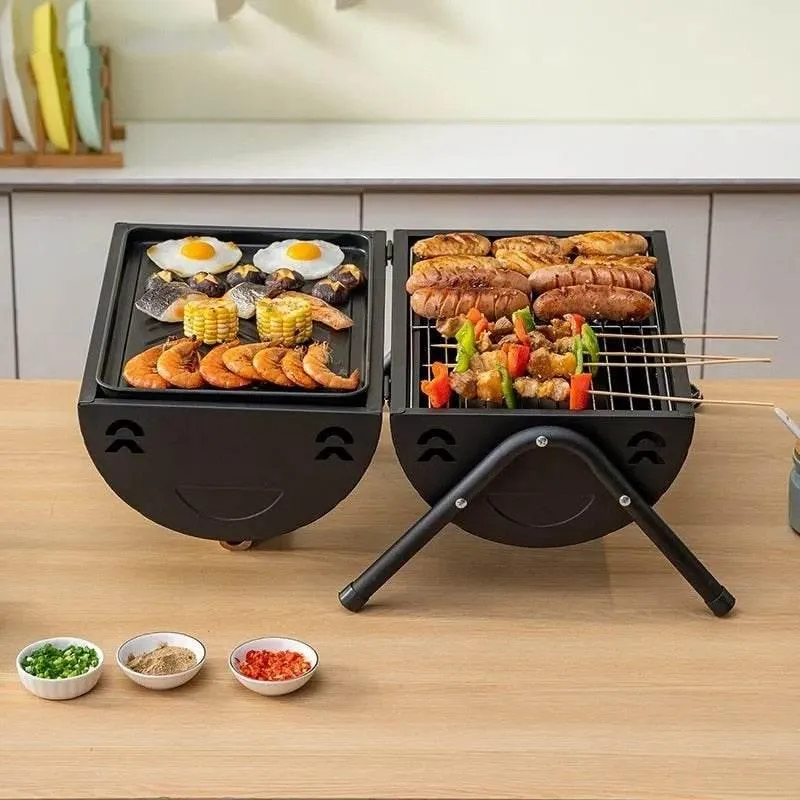 Portable Camping Grill - Easy to Use Outdoor Cooking Tool