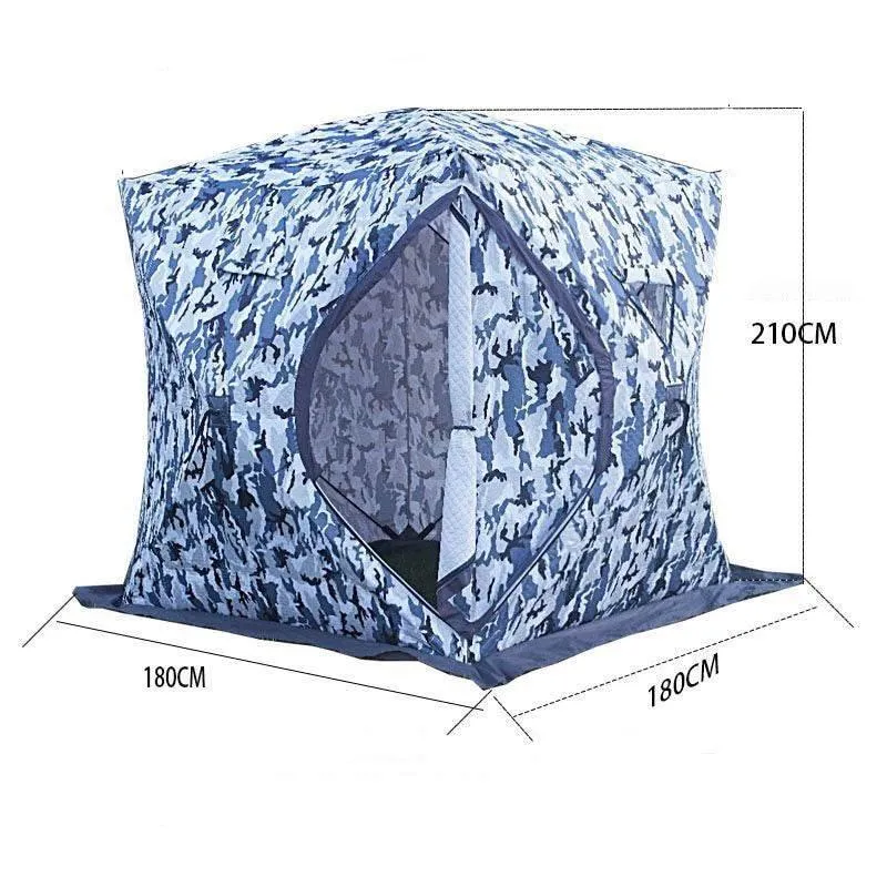 Portable Ice Fishing Tent - Winter Camping Shelter