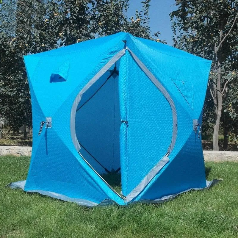 Portable Ice Fishing Tent - Winter Camping Shelter