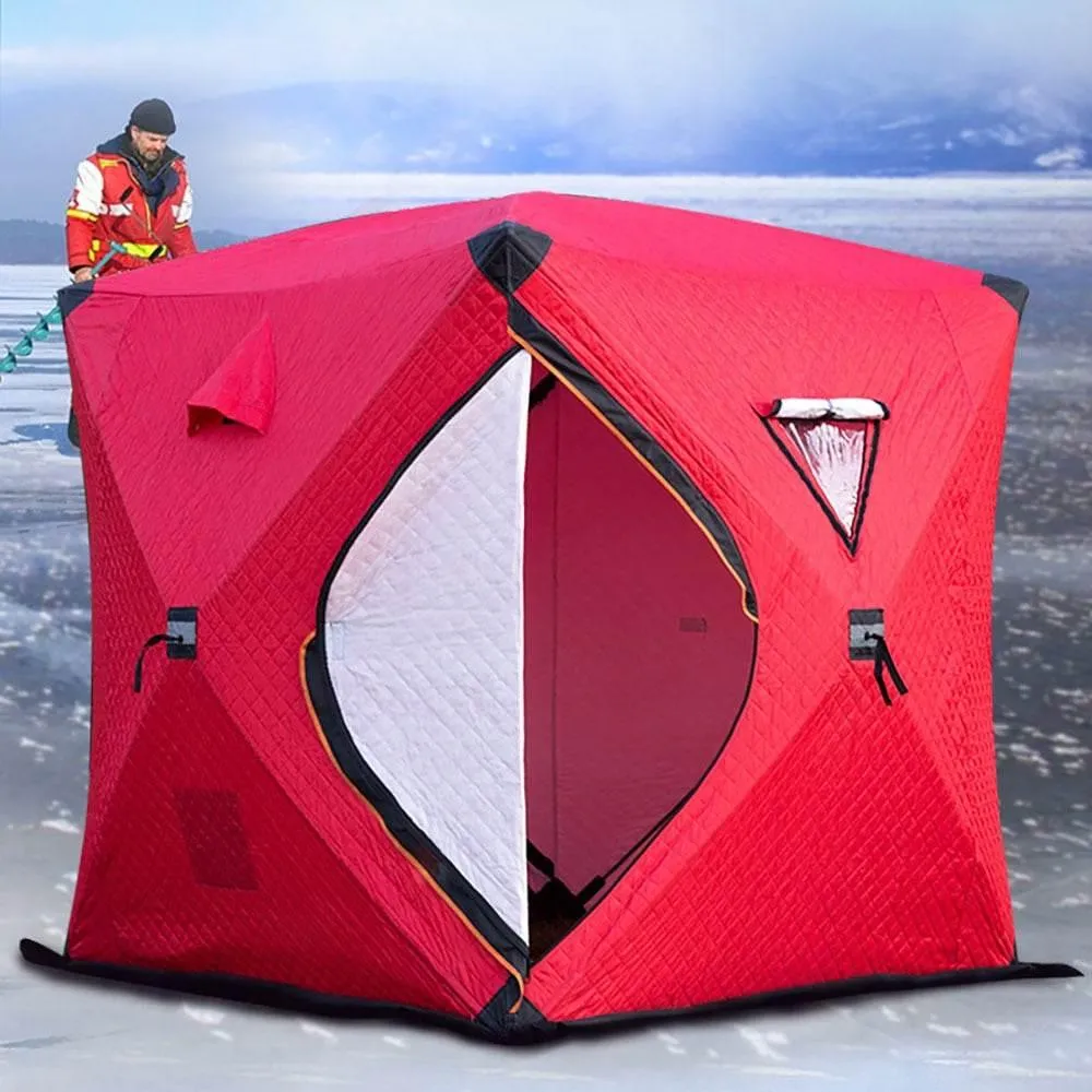 Portable Ice Fishing Tent - Winter Camping Shelter