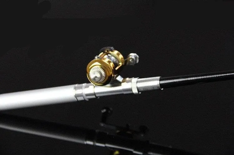 Portable Mini Fishing Rod - Compact Travel Fishing Pole