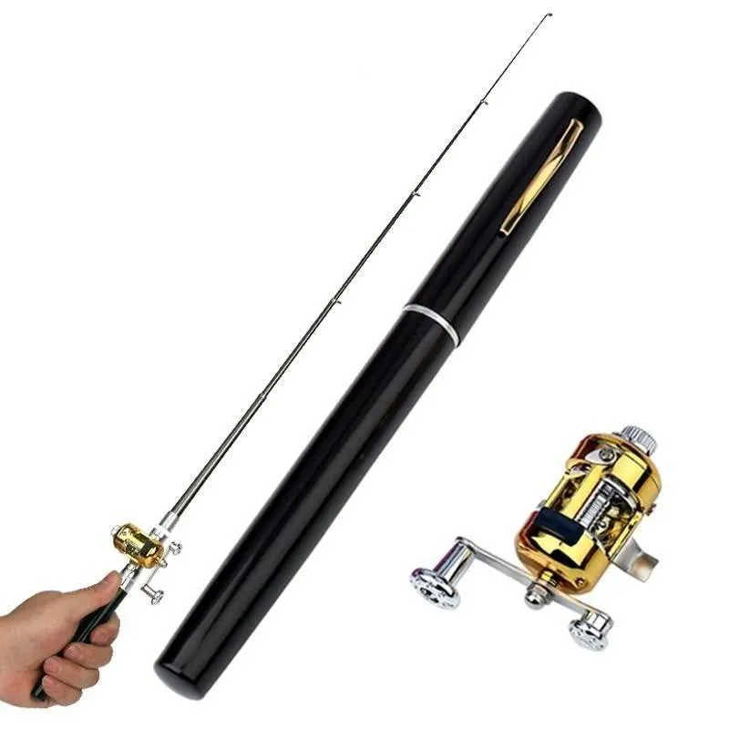 Portable Mini Fishing Rod - Compact Travel Fishing Pole