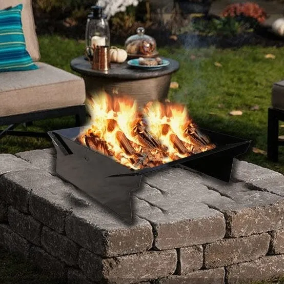 Portable Outdoor Camping Wood Burning Fire Pit