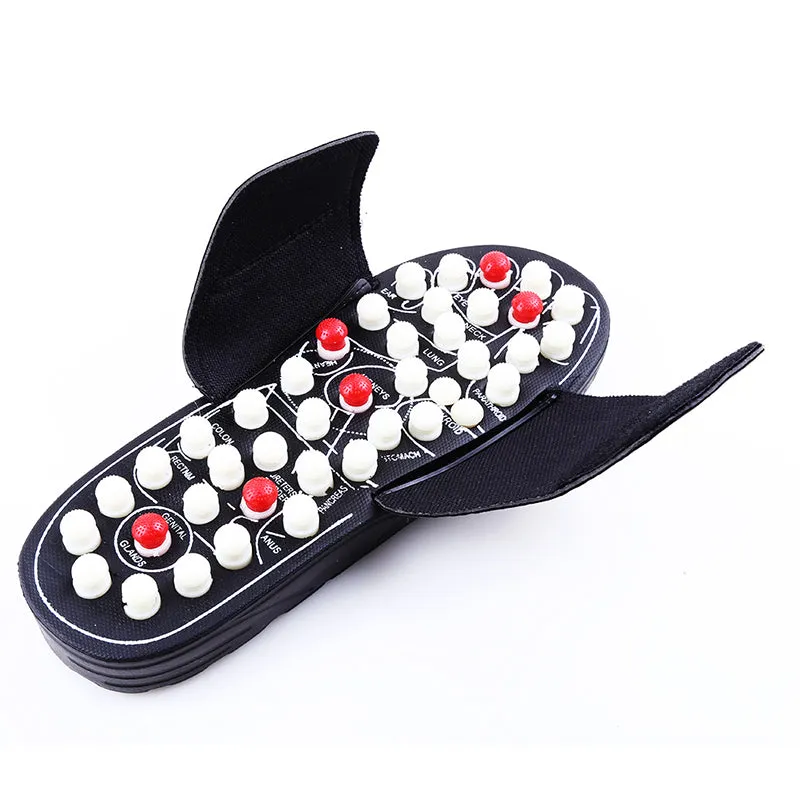 Premium Acupoint Massage Slippers for Foot Therapy | Unisex Rotating Foot Massager Sandals | Medical Acupressure Shoes for Men & Women