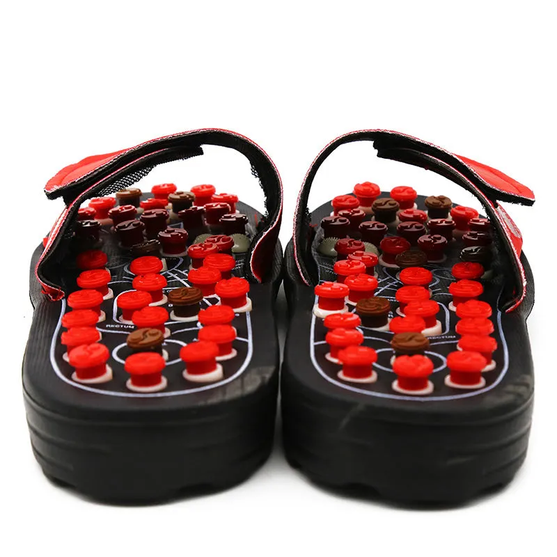 Premium Acupoint Massage Slippers for Foot Therapy | Unisex Rotating Foot Massager Sandals | Medical Acupressure Shoes for Men & Women