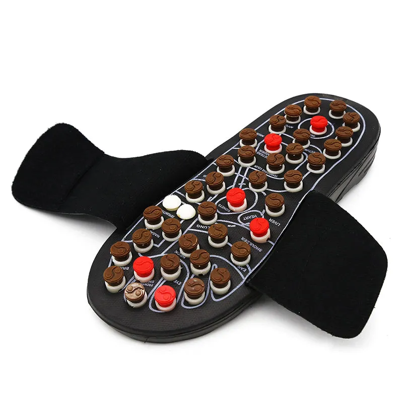 Premium Acupoint Massage Slippers for Foot Therapy | Unisex Rotating Foot Massager Sandals | Medical Acupressure Shoes for Men & Women
