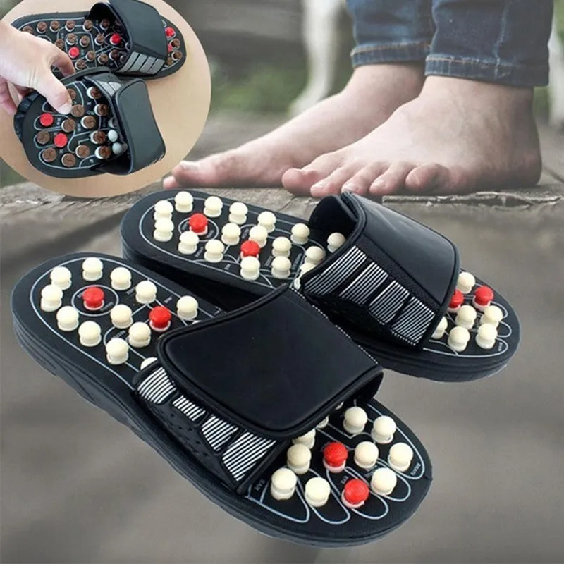 Premium Foot Massage Slippers for Reflexology and Moxibustion – Comfortable Walking Shoes for Pain Relief and Relaxation, Ideal for Home and Spa Use