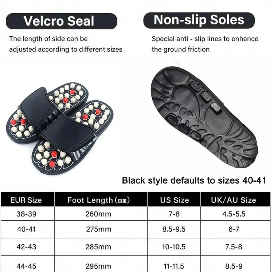 Premium Foot Massage Slippers for Reflexology and Moxibustion – Comfortable Walking Shoes for Pain Relief and Relaxation, Ideal for Home and Spa Use