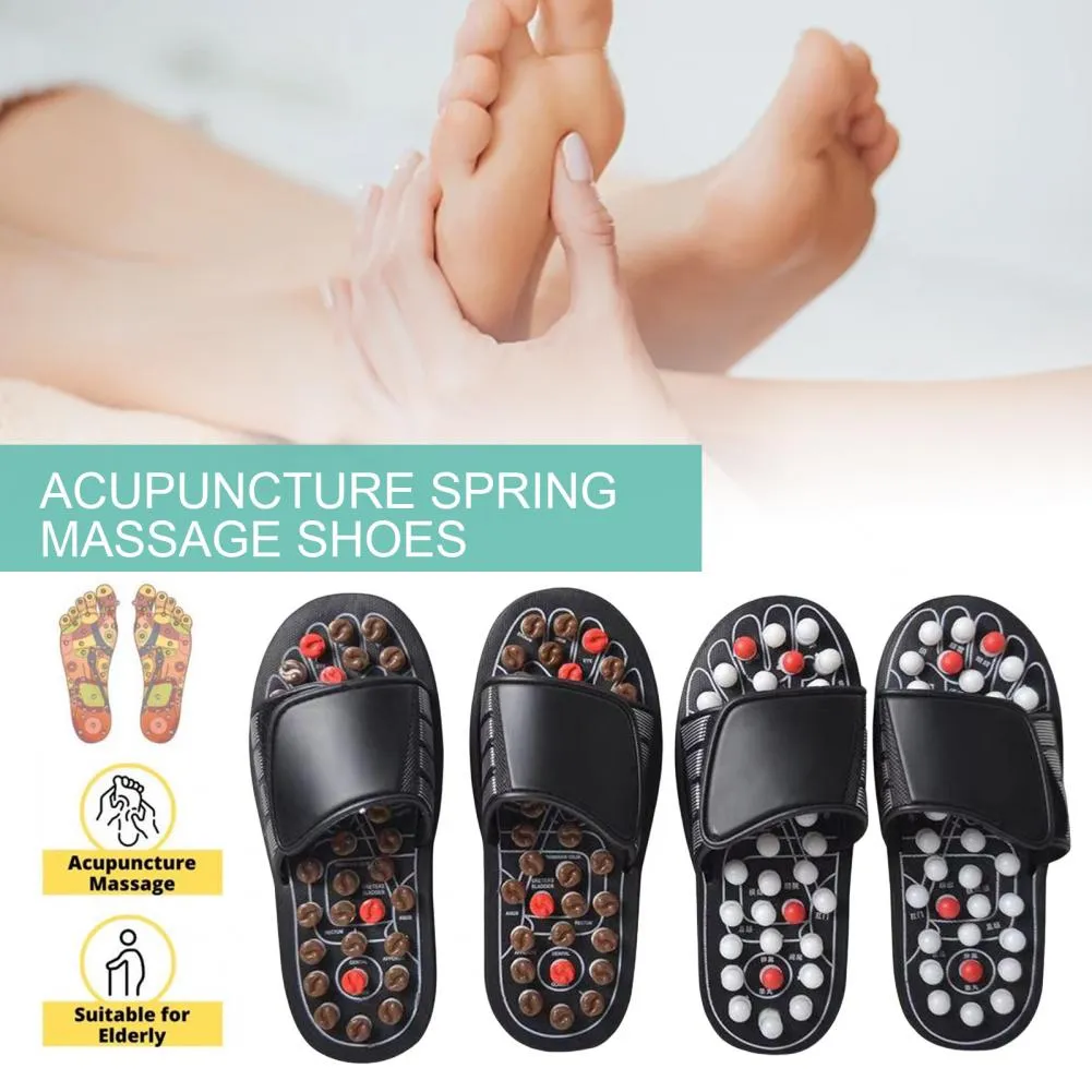 Premium Foot Massage Slippers for Reflexology and Moxibustion – Comfortable Walking Shoes for Pain Relief and Relaxation, Ideal for Home and Spa Use
