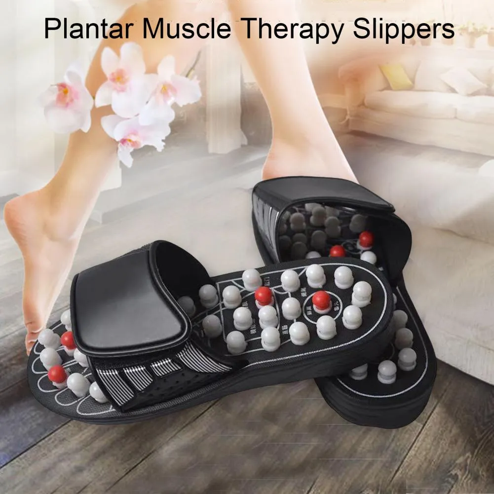 Premium Foot Massage Slippers for Reflexology and Moxibustion – Comfortable Walking Shoes for Pain Relief and Relaxation, Ideal for Home and Spa Use