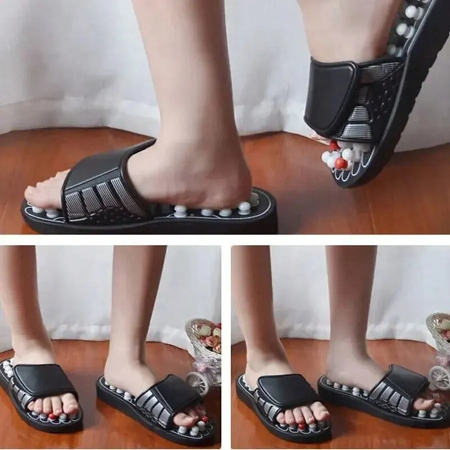 Premium Foot Massage Slippers for Reflexology and Moxibustion – Comfortable Walking Shoes for Pain Relief and Relaxation, Ideal for Home and Spa Use