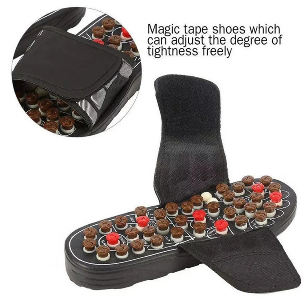 Premium Foot Massage Slippers for Reflexology and Moxibustion – Comfortable Walking Shoes for Pain Relief and Relaxation, Ideal for Home and Spa Use