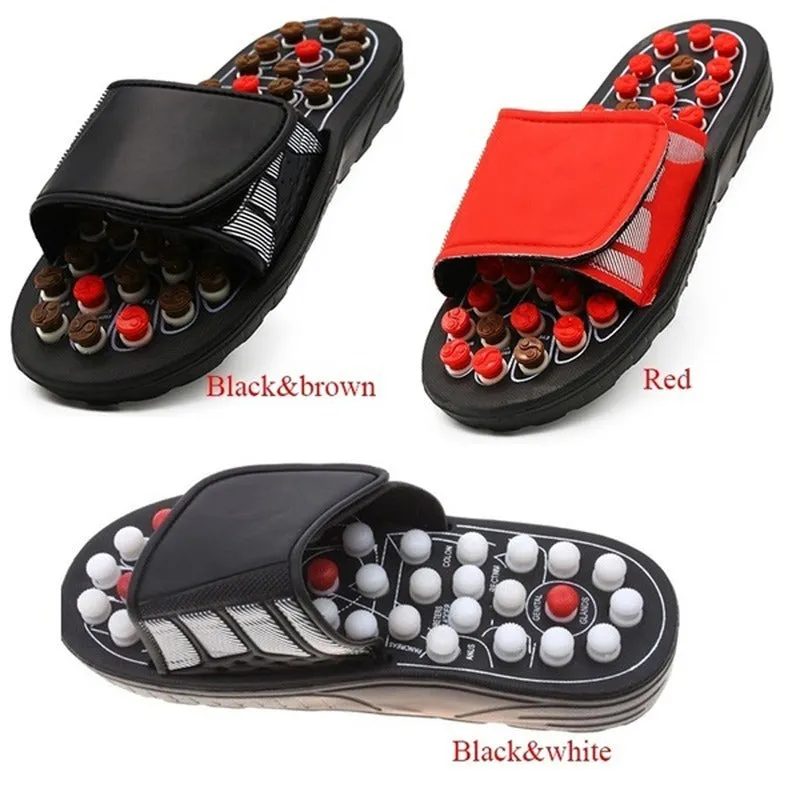 Premium Foot Massage Slippers for Reflexology and Moxibustion – Comfortable Walking Shoes for Pain Relief and Relaxation, Ideal for Home and Spa Use