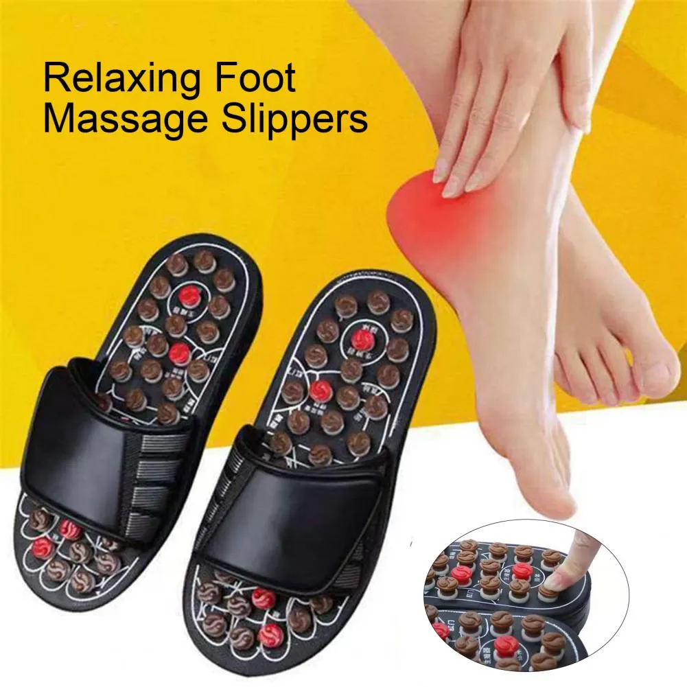 Premium Foot Massage Slippers for Reflexology and Moxibustion – Comfortable Walking Shoes for Pain Relief and Relaxation, Ideal for Home and Spa Use