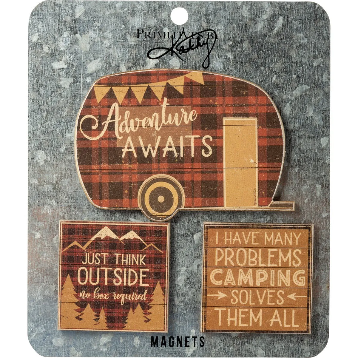 Primitives By Kathy Magnet Set - Adventure Awaits