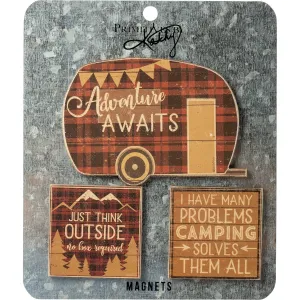 Primitives By Kathy Magnet Set - Adventure Awaits