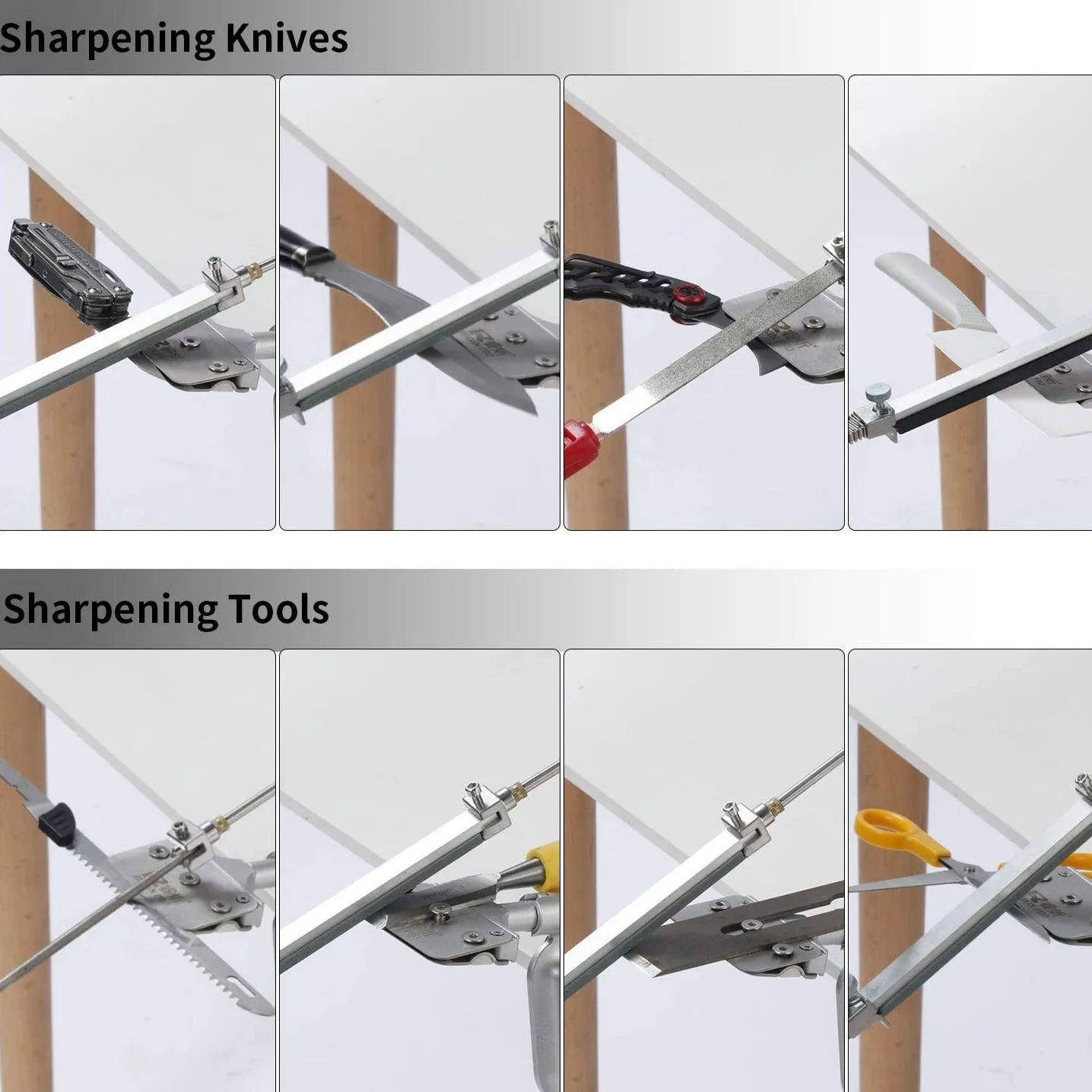 PRO KNIFE™ Sharpener With 7 Whetstones