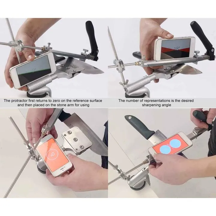 PRO KNIFE™ Sharpener With 7 Whetstones