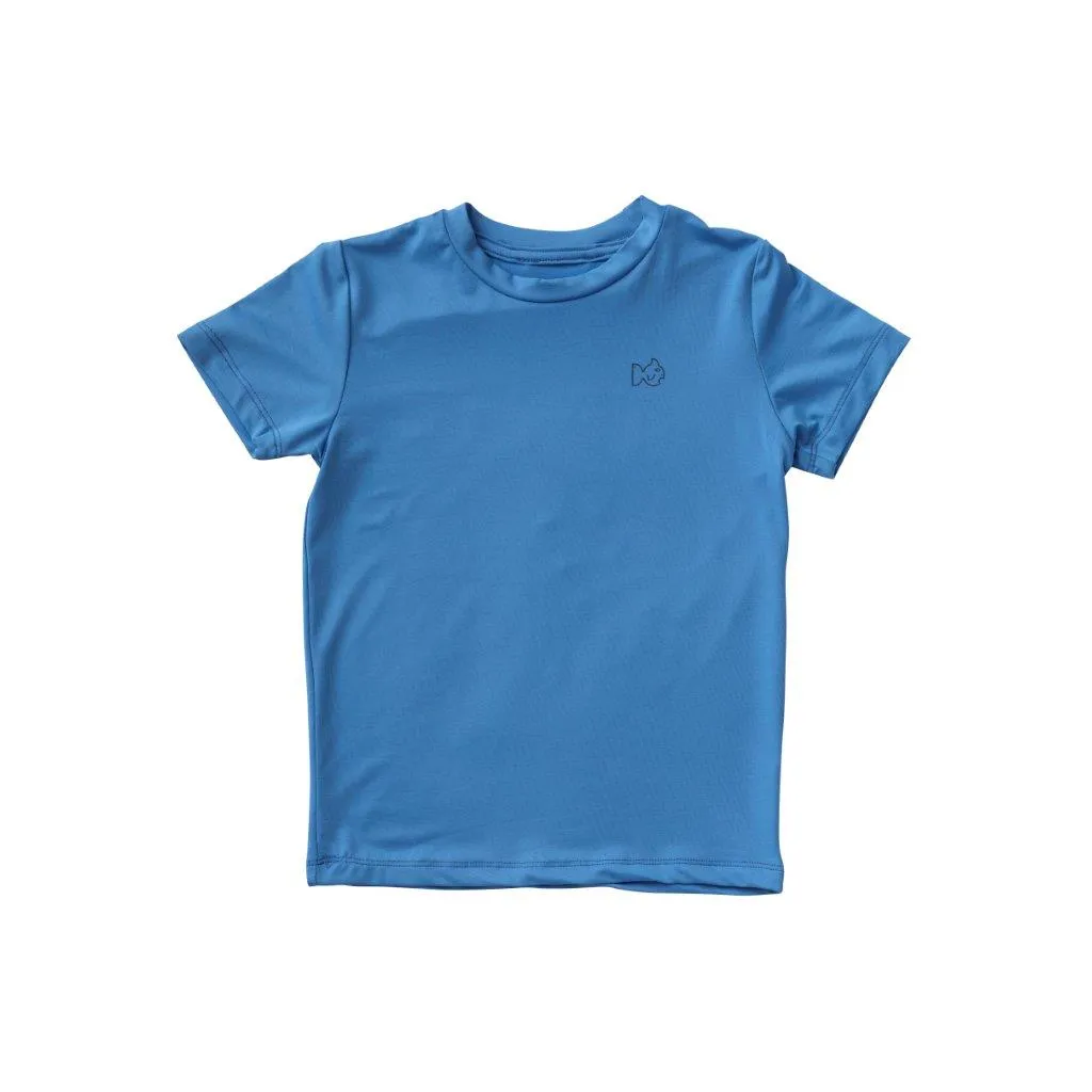 Prodoh Palm Tree Performance S/S Tee in Marina Blue