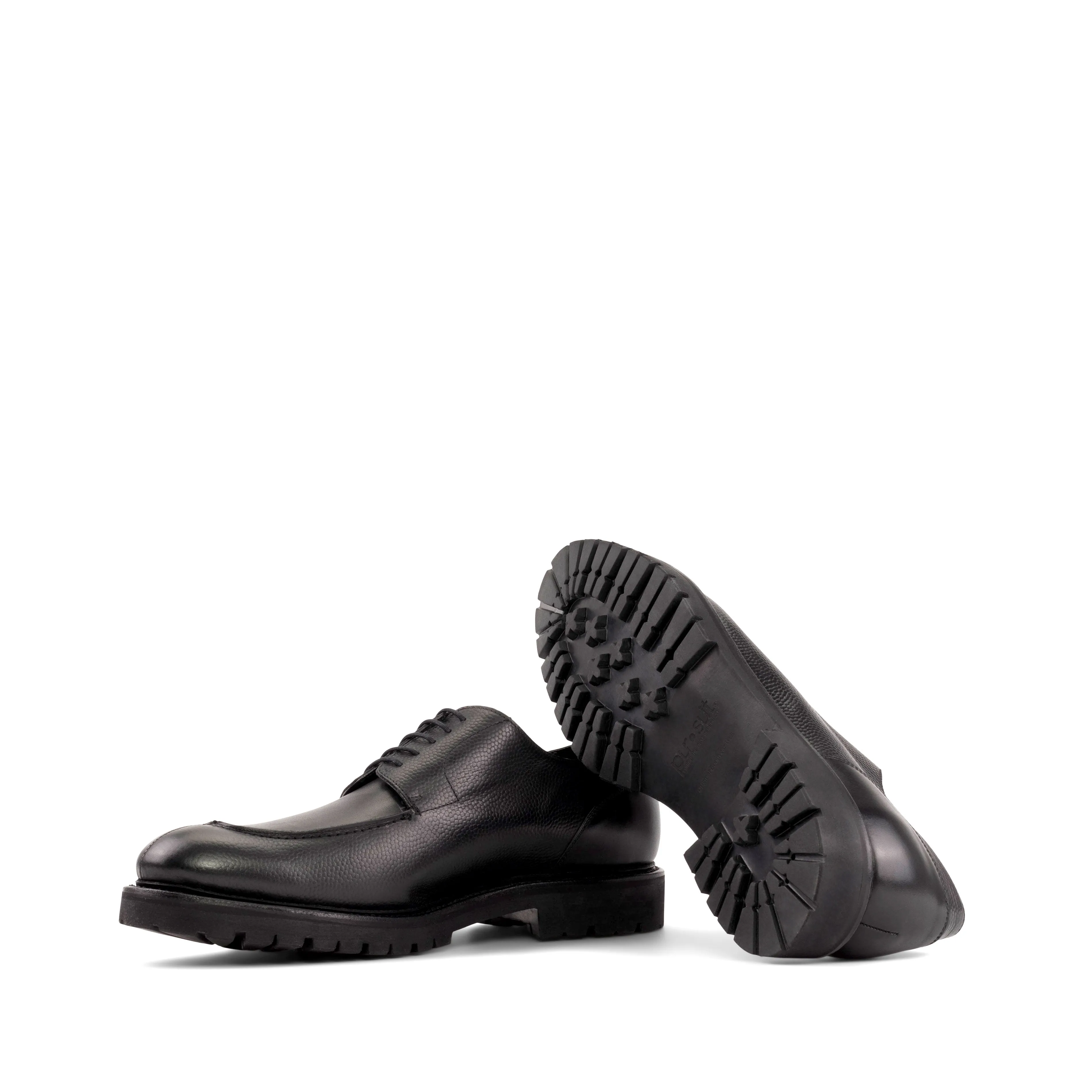 Pursuit Premium Black Pebbled Split Toe