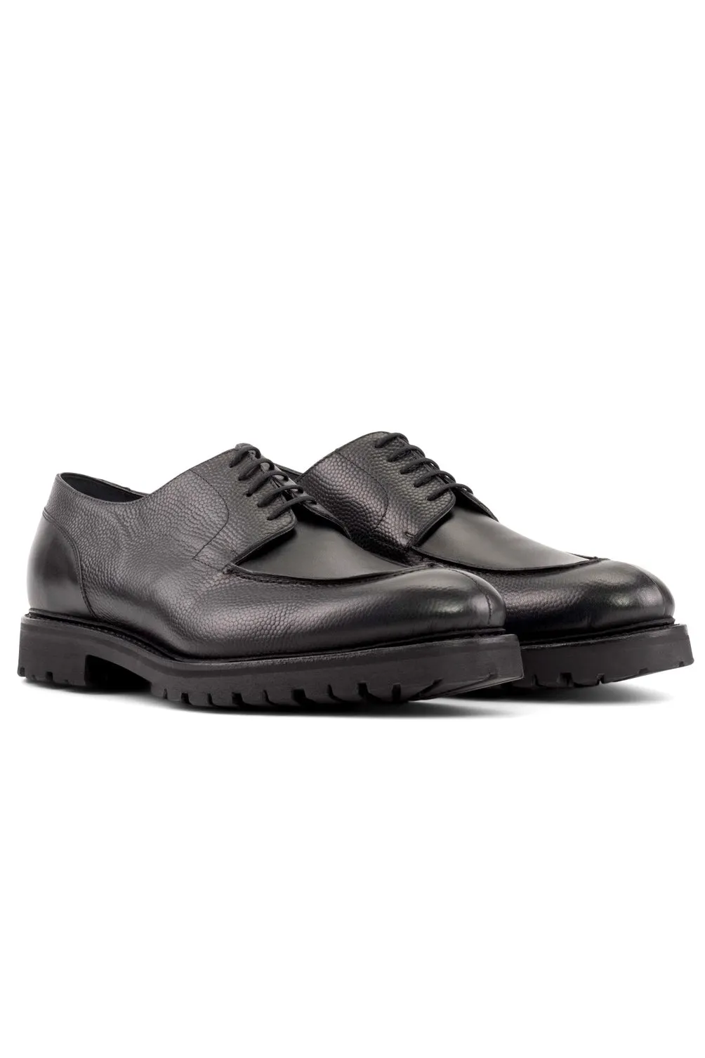 Pursuit Premium Black Pebbled Split Toe