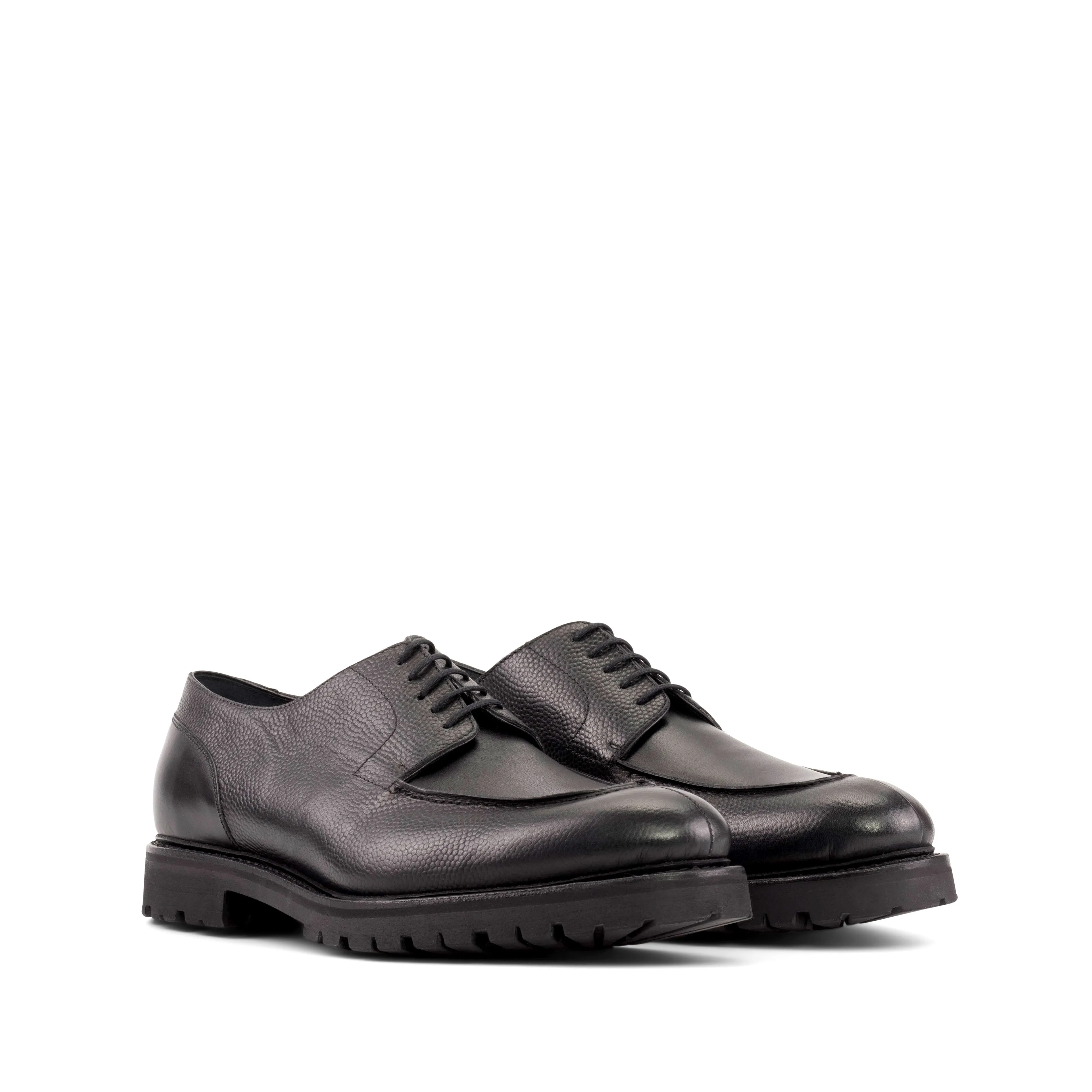 Pursuit Premium Black Pebbled Split Toe