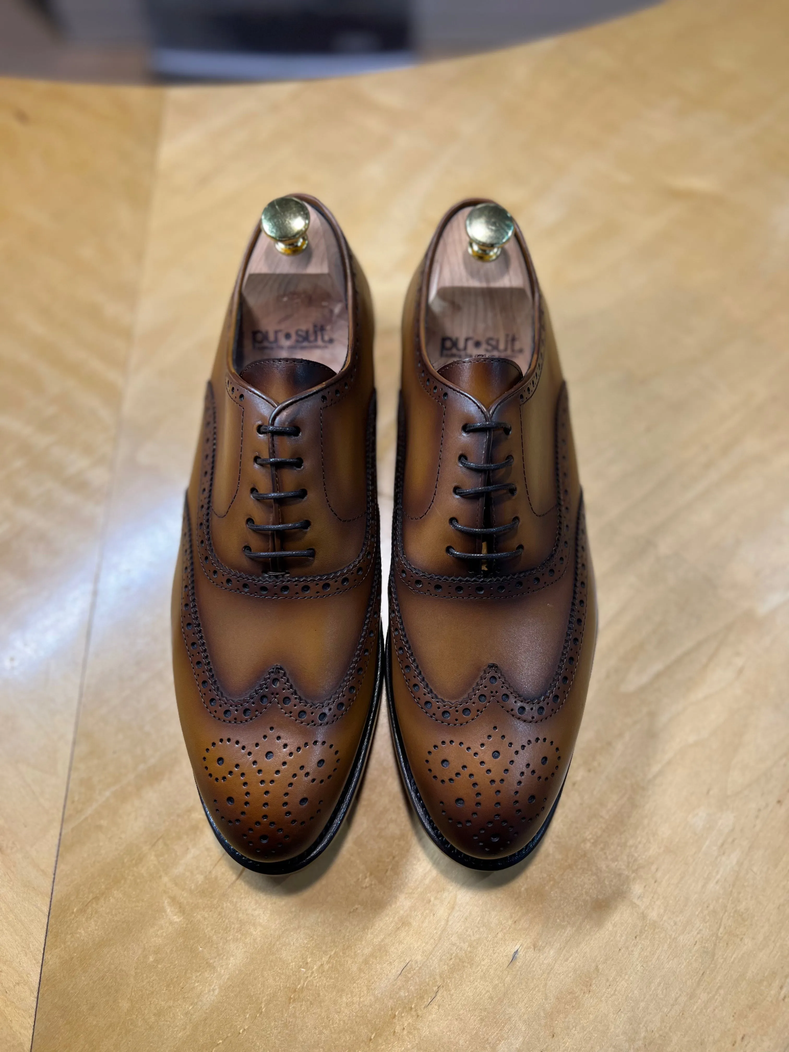 Pursuit Premium Cognac Wingtip