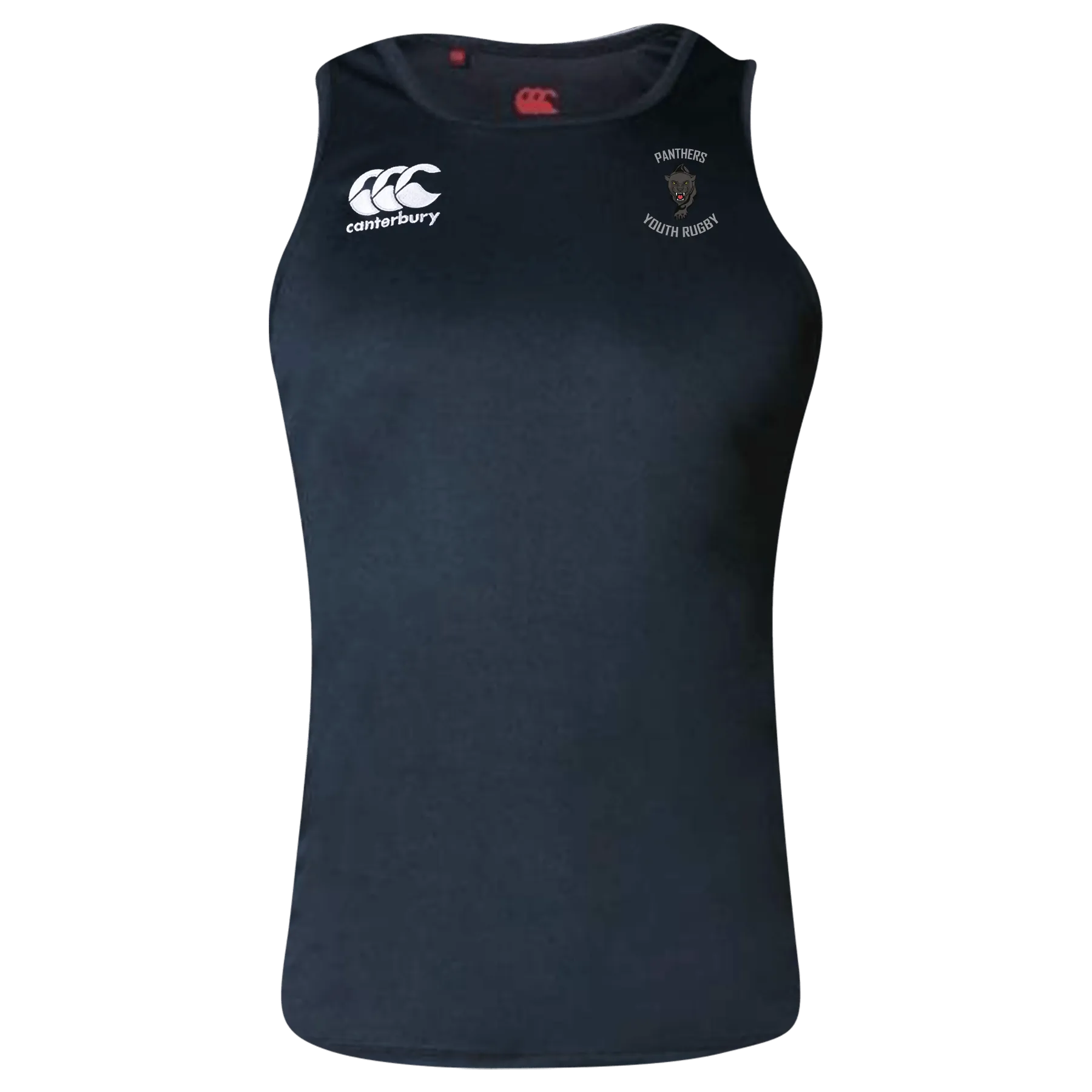 P.Y.R.C. Canterbury Black Core Vapodri Rugby Singlet
