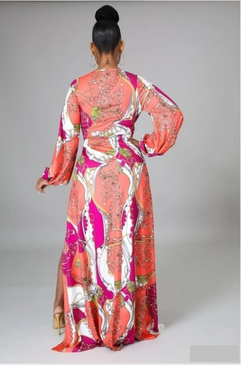 "Sherbert Me Down" Maxi Dress (Reg/Plus  Size)