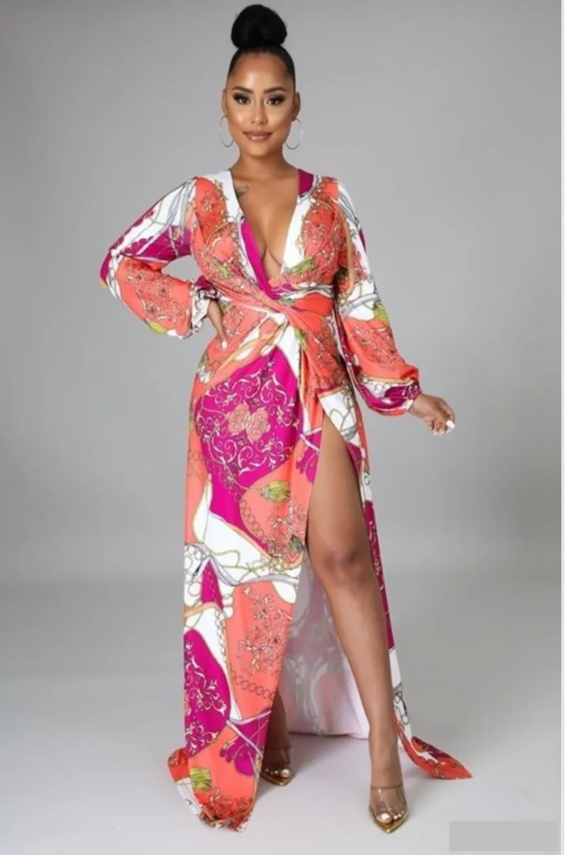 "Sherbert Me Down" Maxi Dress (Reg/Plus  Size)