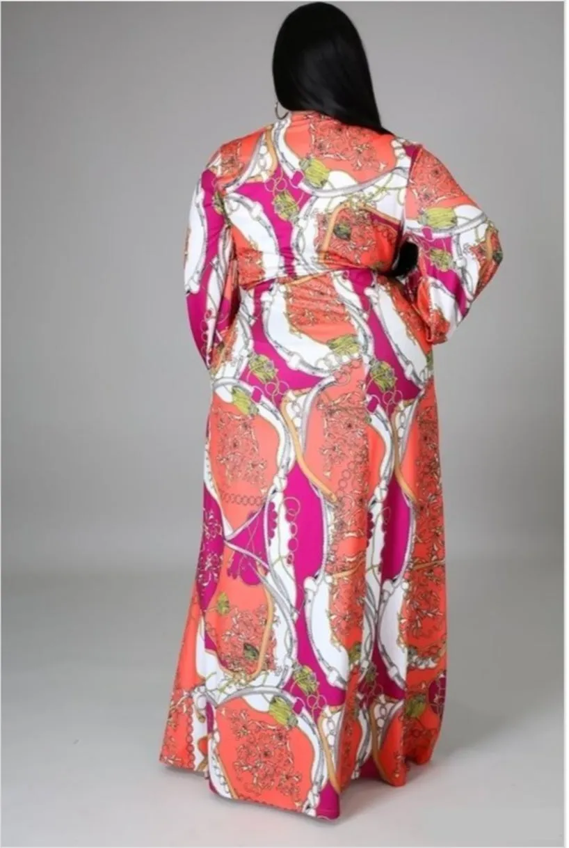 "Sherbert Me Down" Maxi Dress (Reg/Plus  Size)