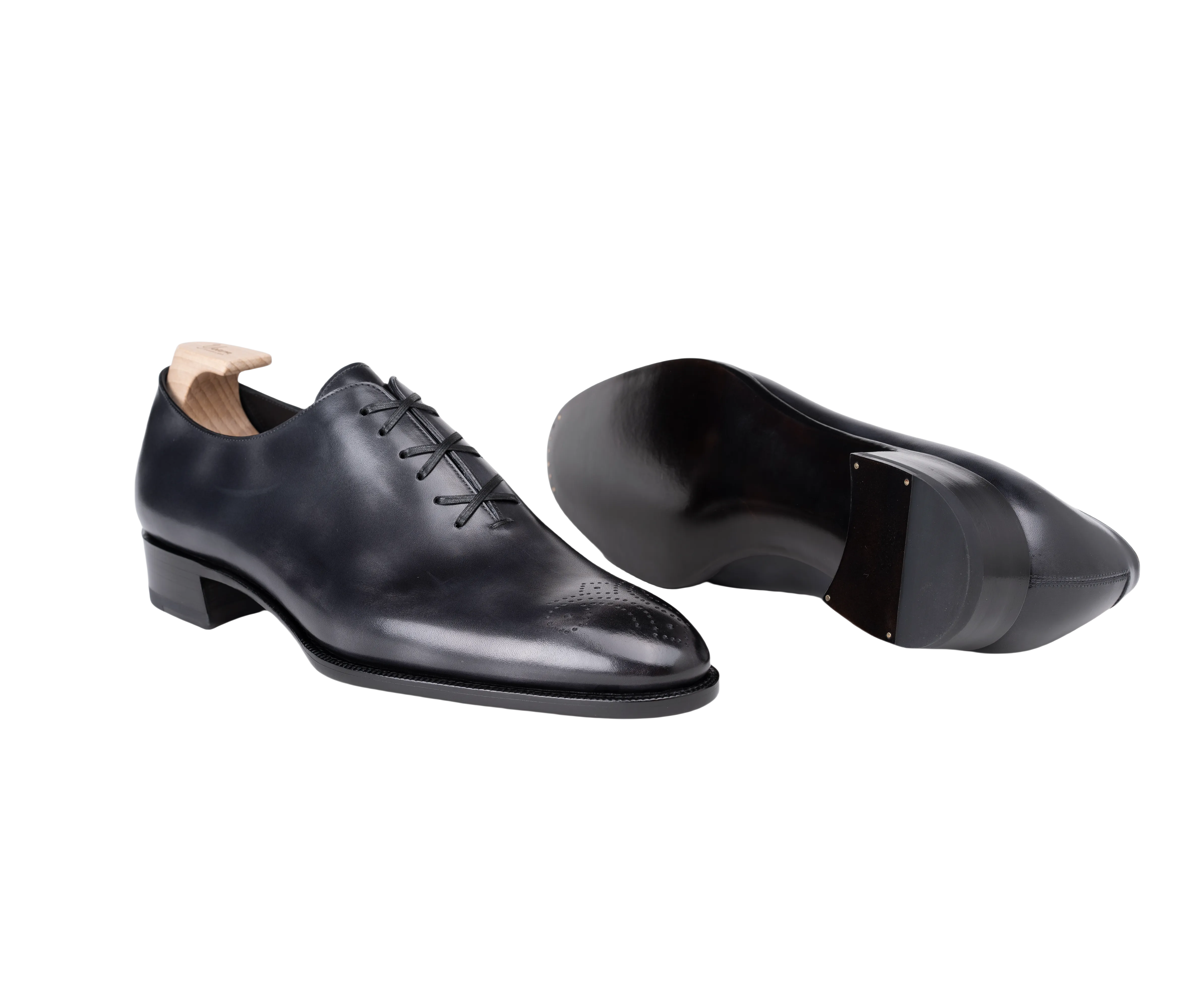 Raj Singhs 6-Eyelet Wholecut Oxford – Handcrafted Italian Leather Dress Shoes