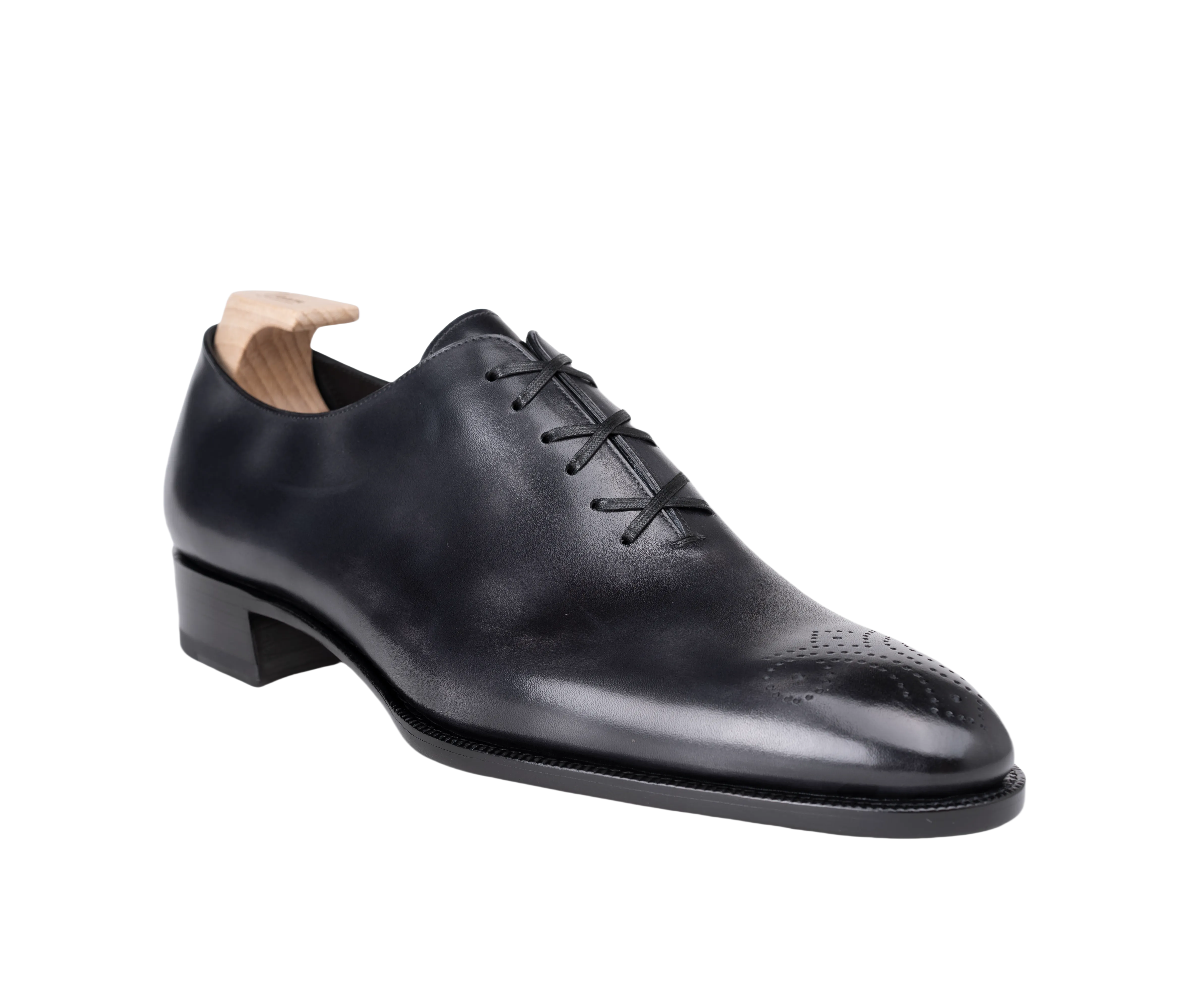 Raj Singhs 6-Eyelet Wholecut Oxford – Handcrafted Italian Leather Dress Shoes