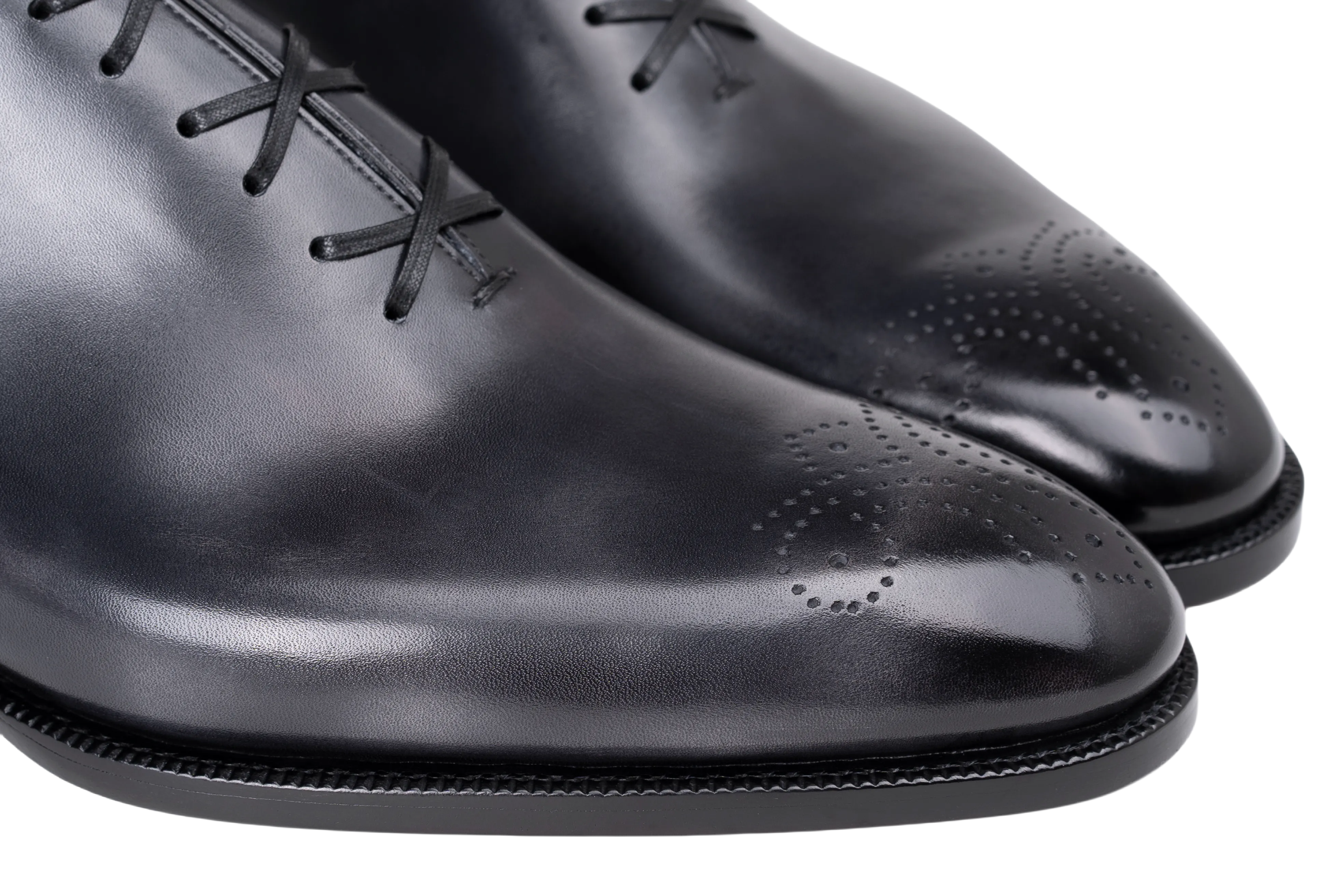 Raj Singhs 6-Eyelet Wholecut Oxford – Handcrafted Italian Leather Dress Shoes