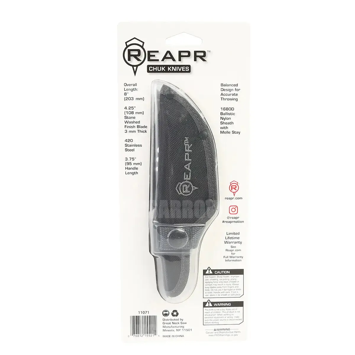 REAPR Chuk Throwing Knife Set (3Pack)