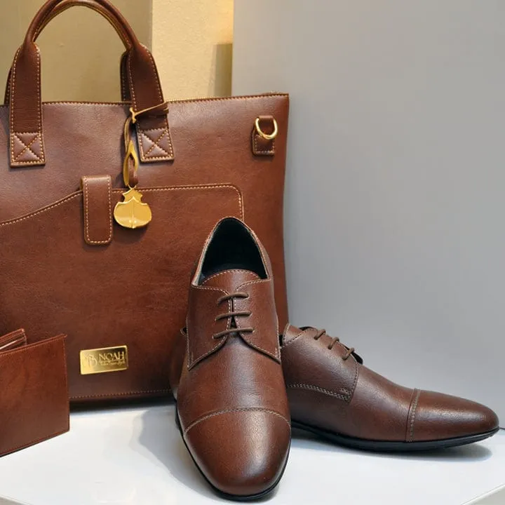 Roberto Men's Nappa Vegan Leather | Brown