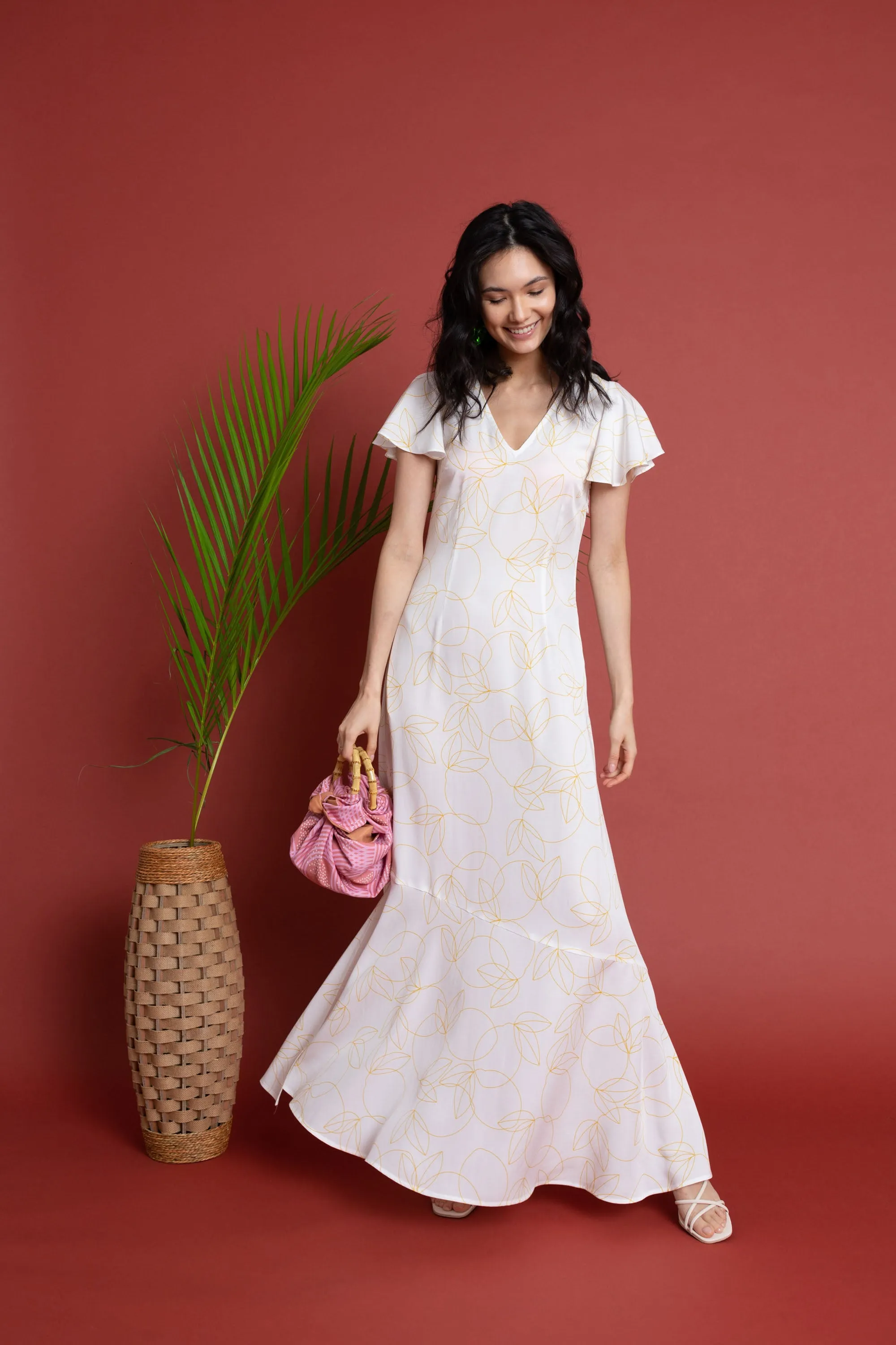 Rosa Dress in Limone