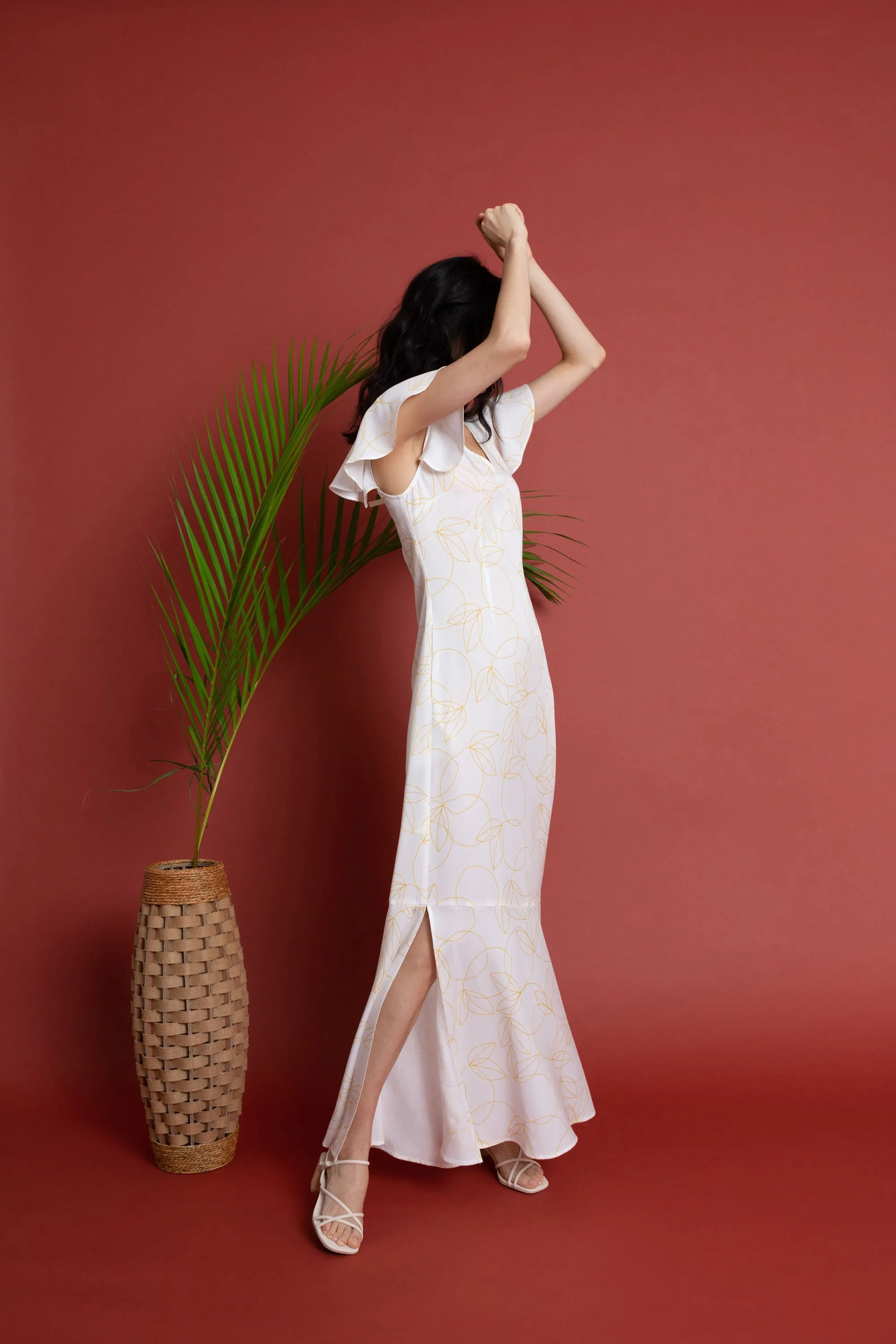Rosa Dress in Limone