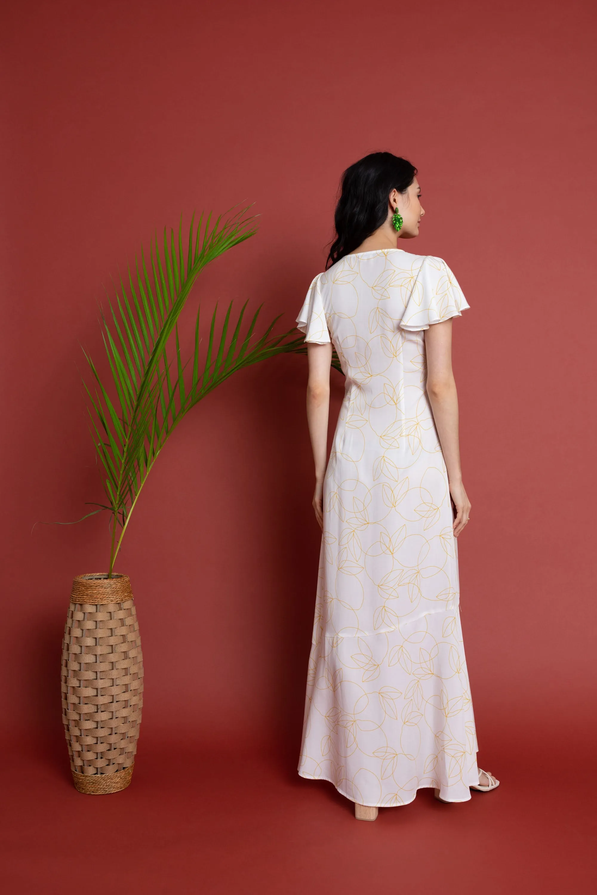Rosa Dress in Limone