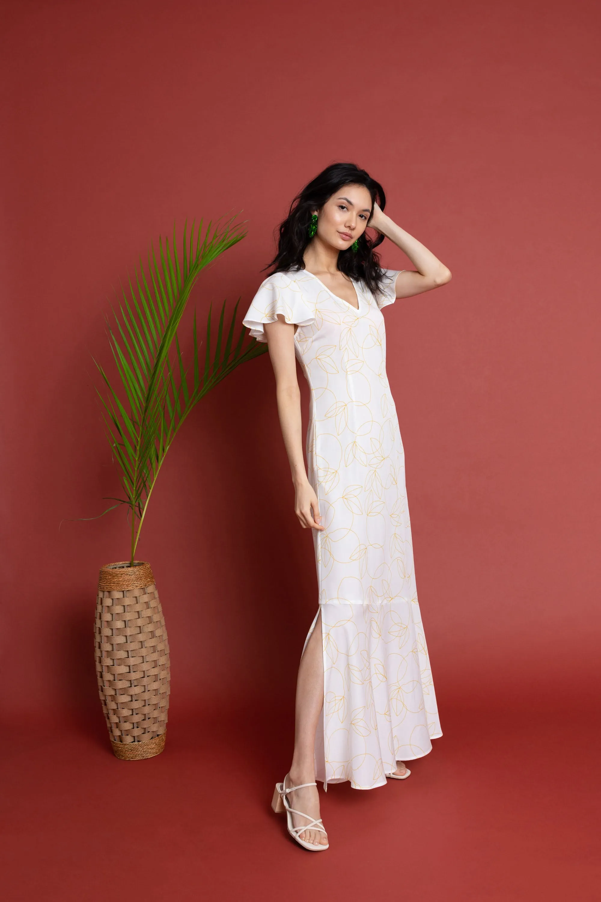 Rosa Dress in Limone